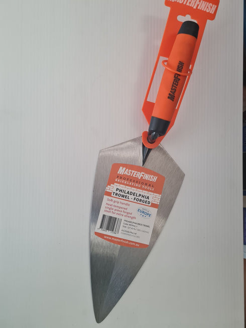 MASTER FINISH  - BRICK TROWEL  SOFT GRIP HANDLE